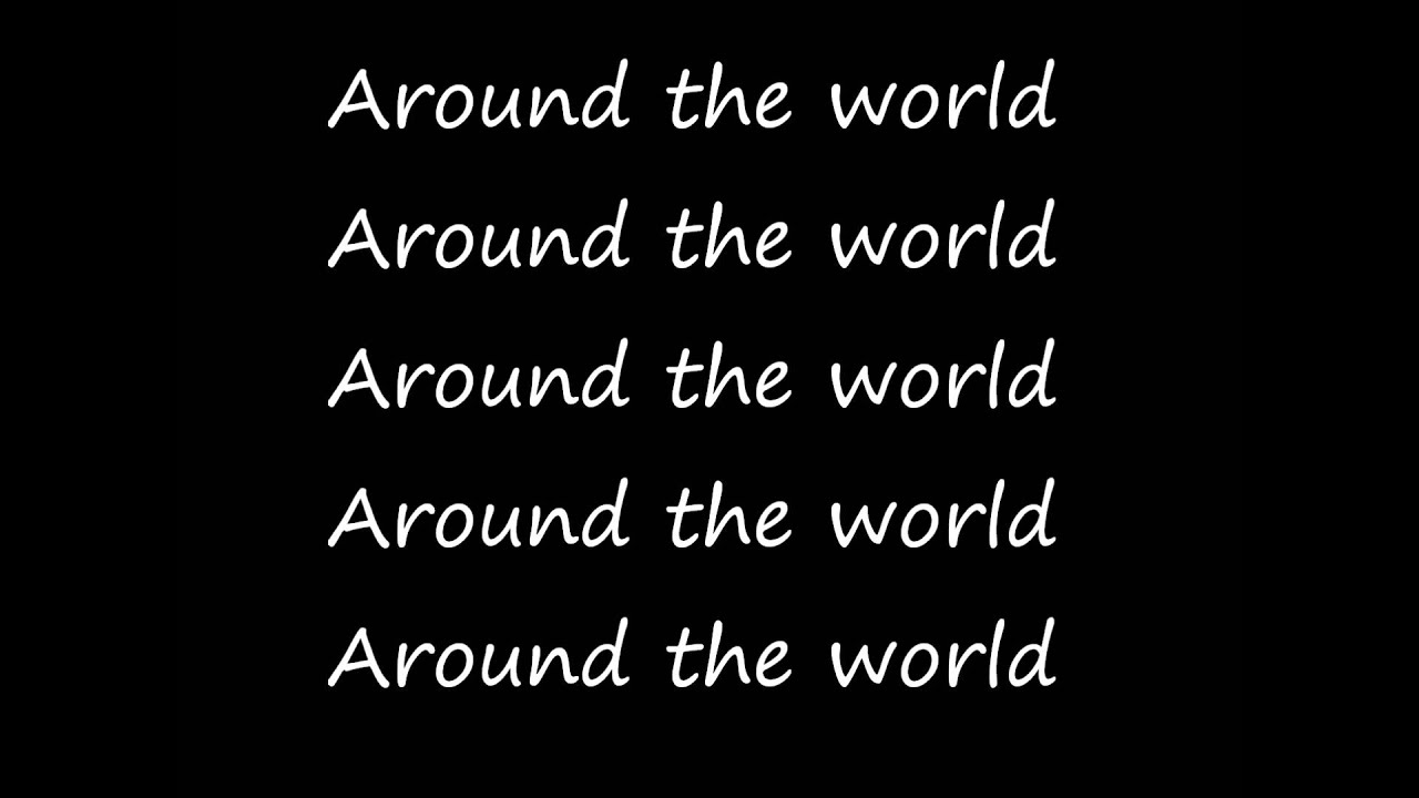 travel around the world song lyrics