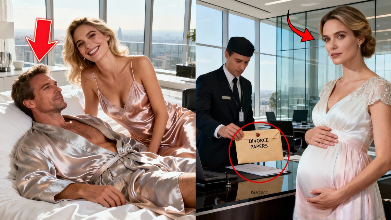 Pregnant Wife Sent Divorce Papers To His Office — While Millionaire Lay In Bed With Mistress