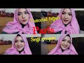 Tutorial Hijab Paris Segi Empat Simple