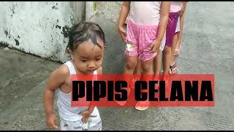 #mandihujan#bermain#twins MANDI HUJAN || Sampai tepipis celana || ngompol || Kencing Celana