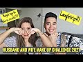 HUSBAND AND WIFE MAKE UP CHALLENGE 2021 | Catlea Vlogs | PH | UAE