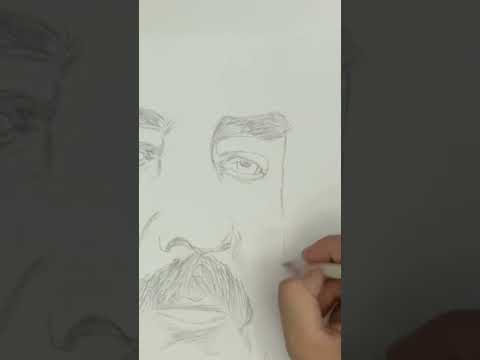 رسم صدام حسين