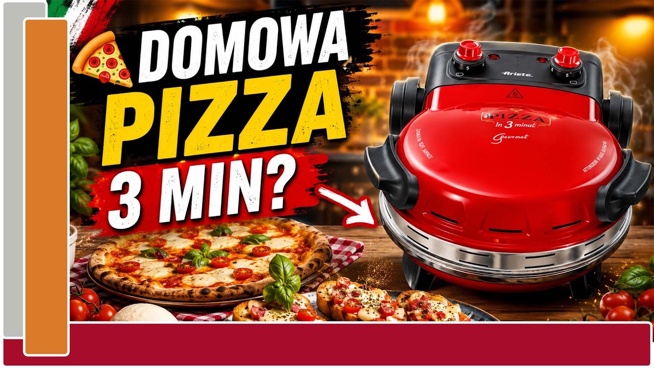 Domowa pizza jak z pizzerii? Test pieca Ariete 934/00 Pizzeria Gourmet + przepis 🍕🔥