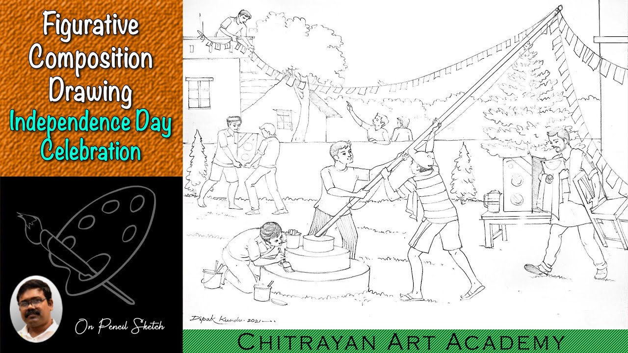 How to make easy Republic Day drawings | TalentGum