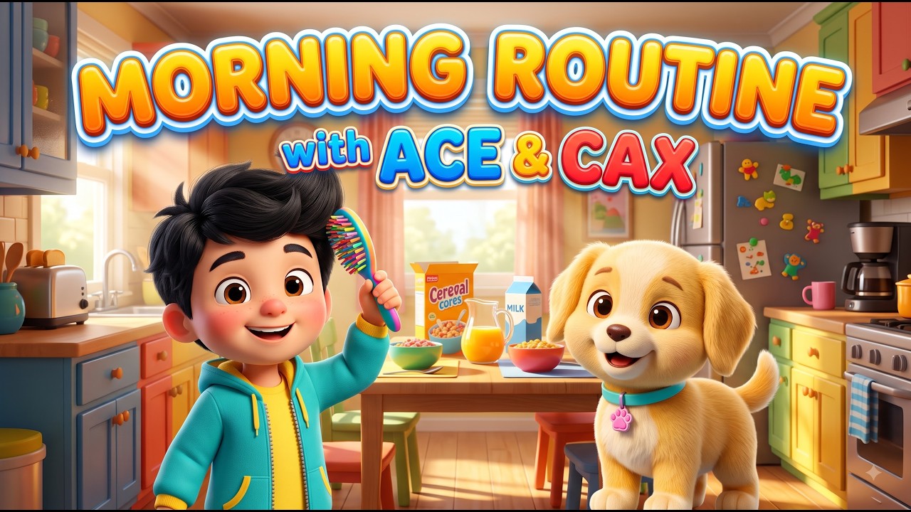 Morning Routine for Kids 🌞 | Healthy Habits & Good Habits for Children ...