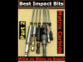 Best Impact driver bits | Part 2 | Milwaukee vs Wiha vs Wera vs Bosch | Matrix Carbide