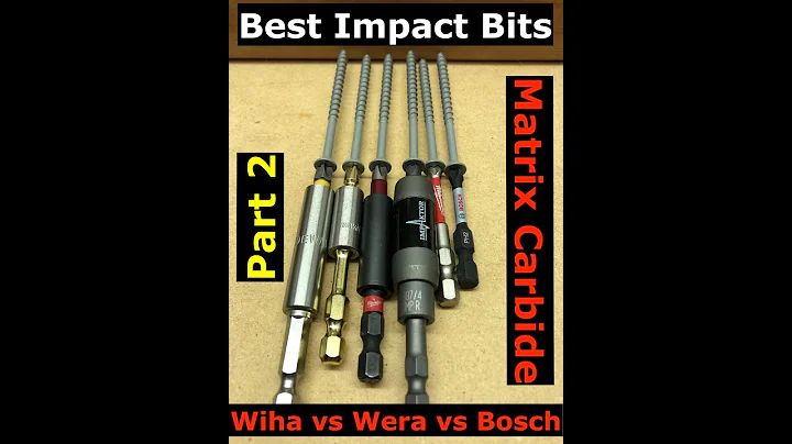 Best Impact driver bits | Part 2 | Milwaukee vs Wiha vs Wera vs Bosch | Matrix Carbide