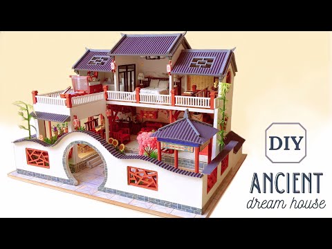 DIY Miniature Dollhouse Kit | Ancient Dream House |  Miniature with Jenny