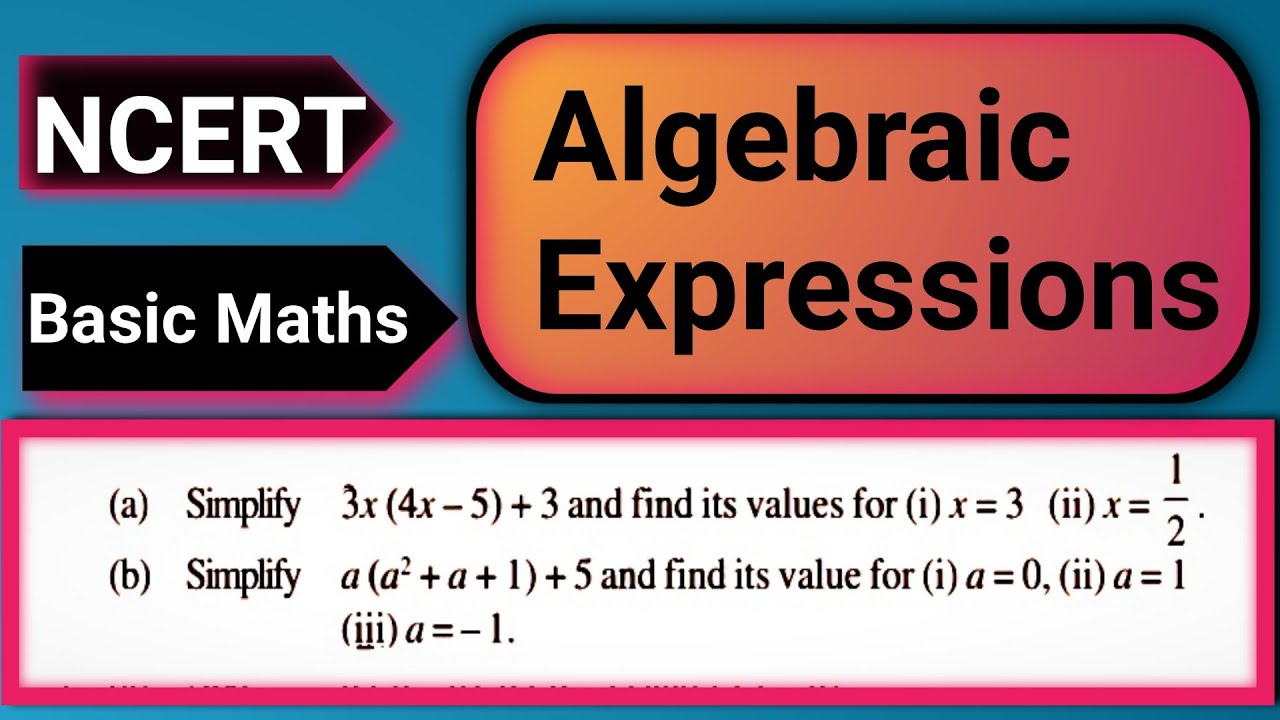 Simplify Class 8 Simplify Algebraic Expressions NCERT Class -8 #ncert @LaxmiKumari-z3x ...