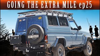 REAR BAR & WHEEL CARRIER BY GOBIX. AFRICA LAND CRUISER BUILD continues Ep25 @4xoverland