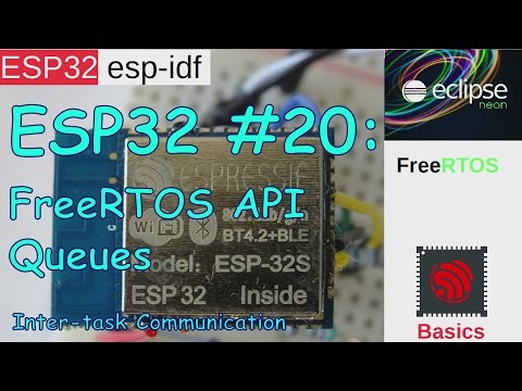 ESP32 #20: FreeRTOS - Inter-task Communication - Queues
