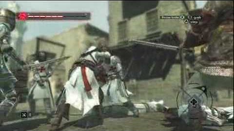 Assassins Creed Walkthrough Xbox 360 - Robert de Sable Jerusalem Assassination