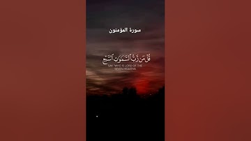 #ياسر_الدوسري #سورة_المؤمنون #لايك #اكسبلور #قرآن #راحة_نفسية