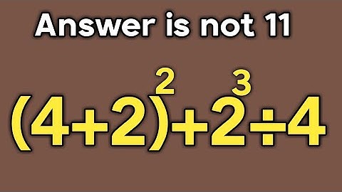 (4+2)²+3³÷4 = ❓ / Can you solve this simple math question / Simplify algebraic expression