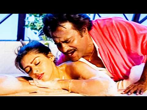 You'll love these scenes between Nagma and Rajinikanth | Most popular romantic scenes from the mo...