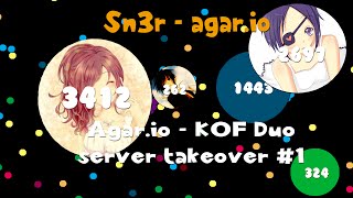 Agar.io -  Duo server takeover #1
