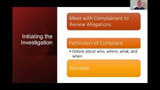 Workplace Investigations Training April 2024