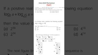 gate mechanical 2026 MCQ part -1 ❤️❤️🙏🙏🌹🌹🌹 #mech #gate2026 #solution