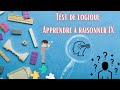 Test de logique ix  apprendre  raisonner 