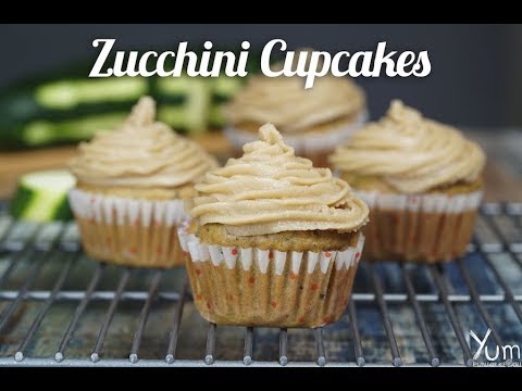 Zucchini Cupcakes | Zucchini Cupcakes Recipe | How to Make Cupcakes