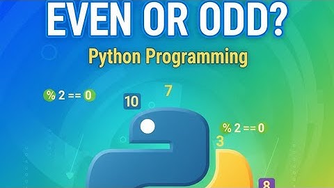 🐍 Python Programming: Check Even or Odd Number in Just 10 Seconds! | Beginner Friendly 💻✨#python 