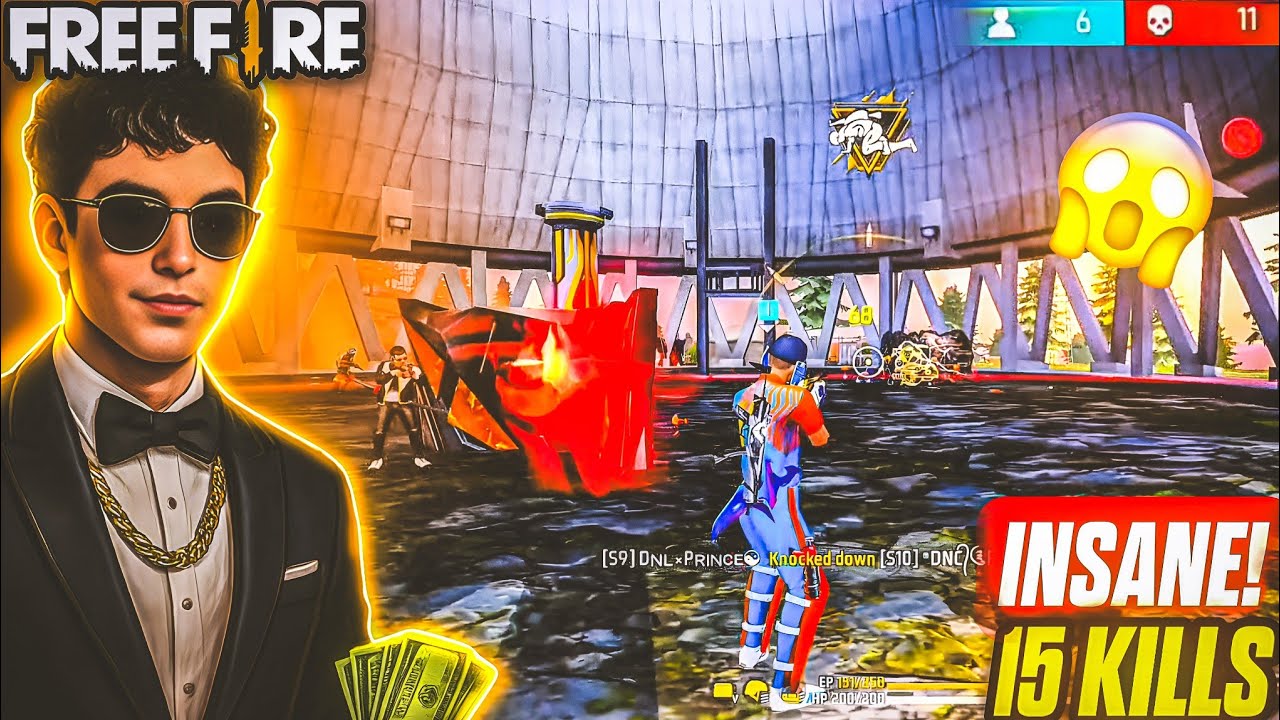 INSANE 15 Kill Game in Free Fire 😱🔥 (You Won’t Believe the Ending ...
