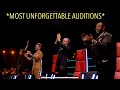 The Voice - Top 10 MOST UNFORGETTABLE Auditions