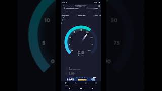 Vi 4G+ tested using Local SIM at same Site(This has 50/15 cap as usual) screenshot 3