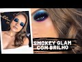 MAQUIAGEM PROFISSIONAL - SMOKEY GLAM COM GLITTER