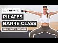 25minute pilates barre class at home full body sculpt