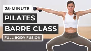 25Minute Pilates Barre Class At Home (Full Body Sculpt)