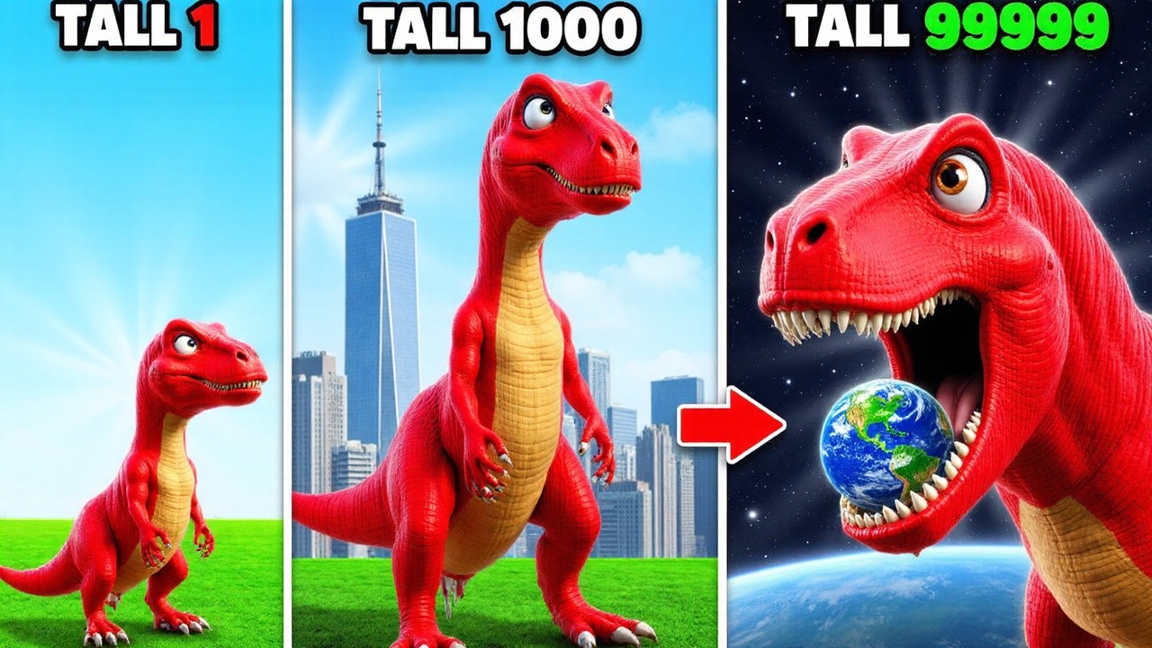 Shortest To TALLEST DINO In GTA 5!