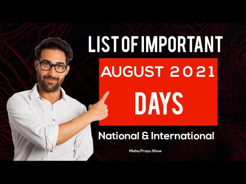 Video: Which Holidays Are Celebrated On 30 August