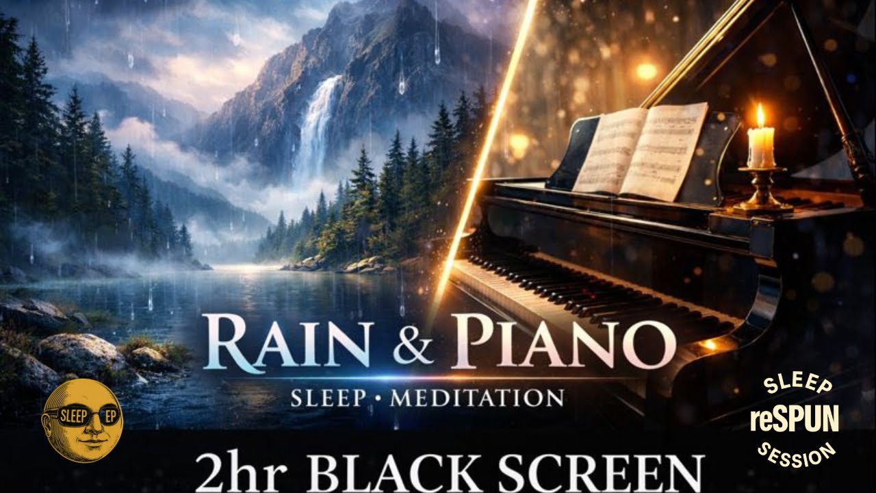 Sleep Sounds with Rain & Soft Piano for Better Sleep, Focus & Relaxation – Beat Insomnia
