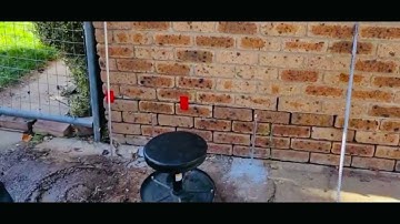 House cracking has subsidence correction resin injection remedial works.