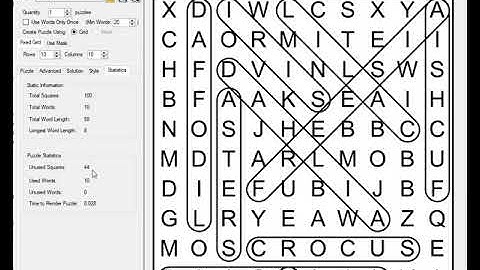 How To Create Word Search Puzzles With Puzzle Maker Pro - Standard Word Search