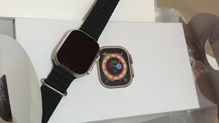 Watch 8 ultra review and quality check orignal packing plus apple logo and strap lock