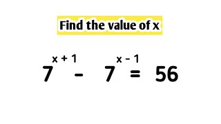 Beautiful exponential olympiad maths problem simplification || find value of x