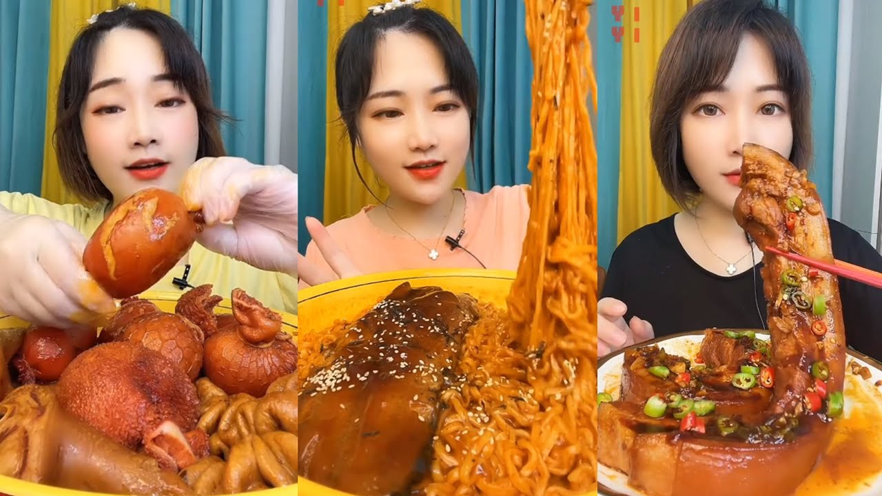 [YlYI] 이이 먹방, ASMR, Mukbang Chinese food eating show, 中國モッパン, 吃播