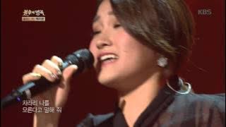 [Kbs world] 불후의명곡 - 손승연, 파워풀한 가창력 애절함 ´사랑 안 해´.20151128