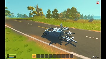 Scrap Mechanic Survival | Build&Test - Farmbot Spinner Killer 2.0