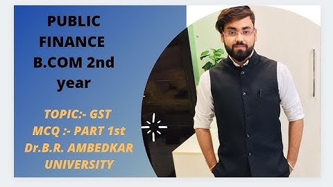 Part-1st || public finance mcq || B.com  || BBA ||