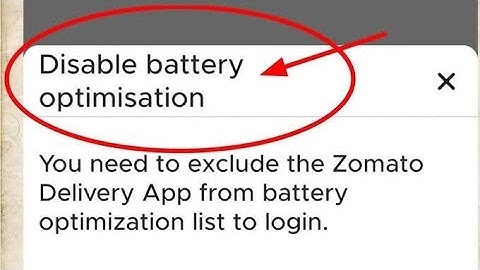How to turn off battery optimisation problem | battery optimisation problem solve kaise kare