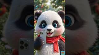 Panda with Mobile Funny 🐼 | Phone Use Mein Hua Comedy Scene 🤣 | मजेदार Video