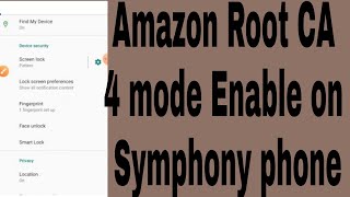 Amazon Root CA 4 mode Enable on Symphony phone screenshot 4