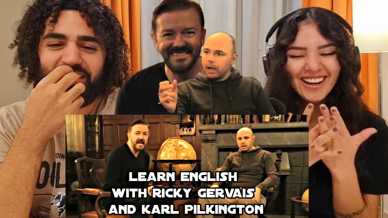 We react to Learn English with Ricky Gervais (and Karl Pilkington