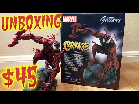 *carnage*-diamond-select-marvel-gallery-pvc-figure-|-unboxing-&-review
