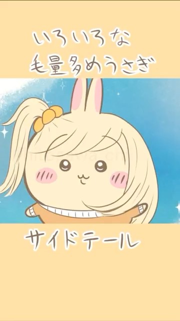 ちいかわ】いろいろな毛量多めうさぎ #ちいかわ #ちいかわファンアート