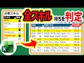 【Excel】必要なスキルをすべて持つメンバーを数式で特定する【YT0285】