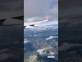 Is this the most beautiful flight view? (Swiss Airlines) #shorts #switzerland